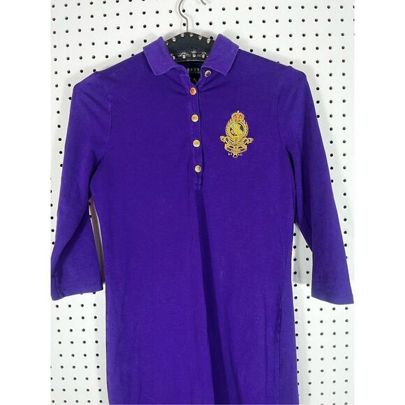 Lauren Ralph Lauren crest patch polo dress size s - Picture 6 of 8